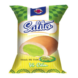 Bánh mì tươi Salito vị cốm