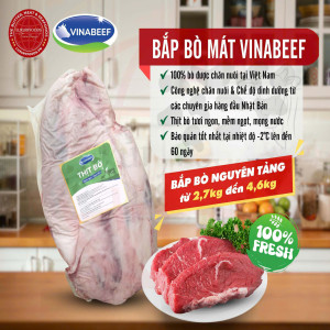 Bắp Bò Mát Vinabeef Nguyên Tảng – Thịt Bò Việt Nam Chuẩn Nhật Bản